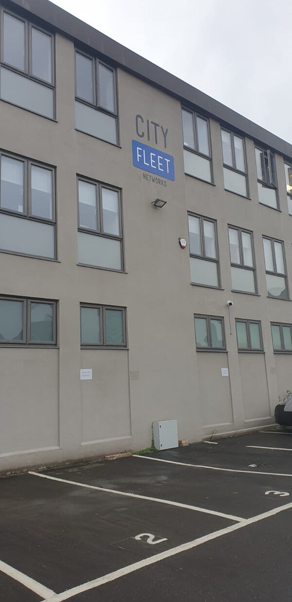 CityFleet Building Signage